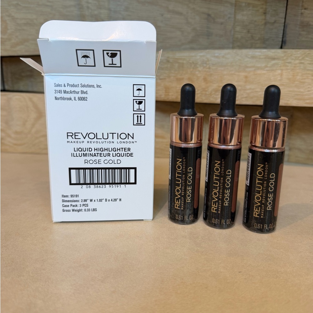 Makeup Revolution Rose Gold Liquid Highlighter‎